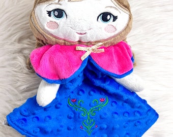 Winter Queen | Winter Princess | Snowman | Lovey | Plush | Security Blanket | Baby First Doll