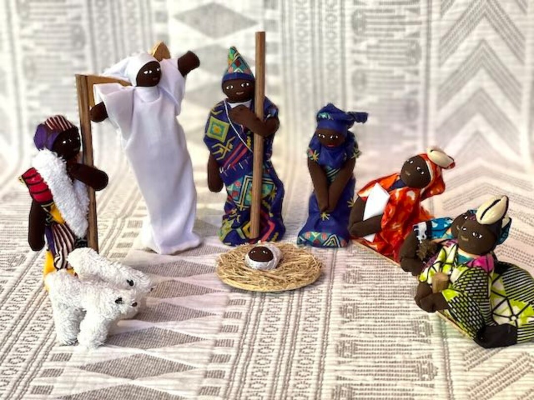 Nativity Black Friday Free Shipping Handmade Liberia, West Africa