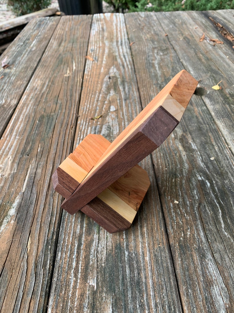 Wooden Phone Stand