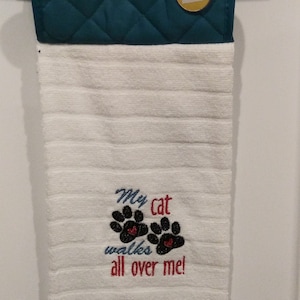 Cat Themed Hanging Kitchen Towels 2