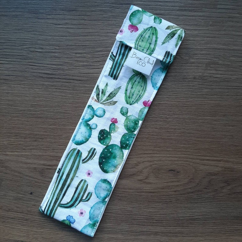 Regular reusable straw pouch / holder / metal straws / bag / Etsy