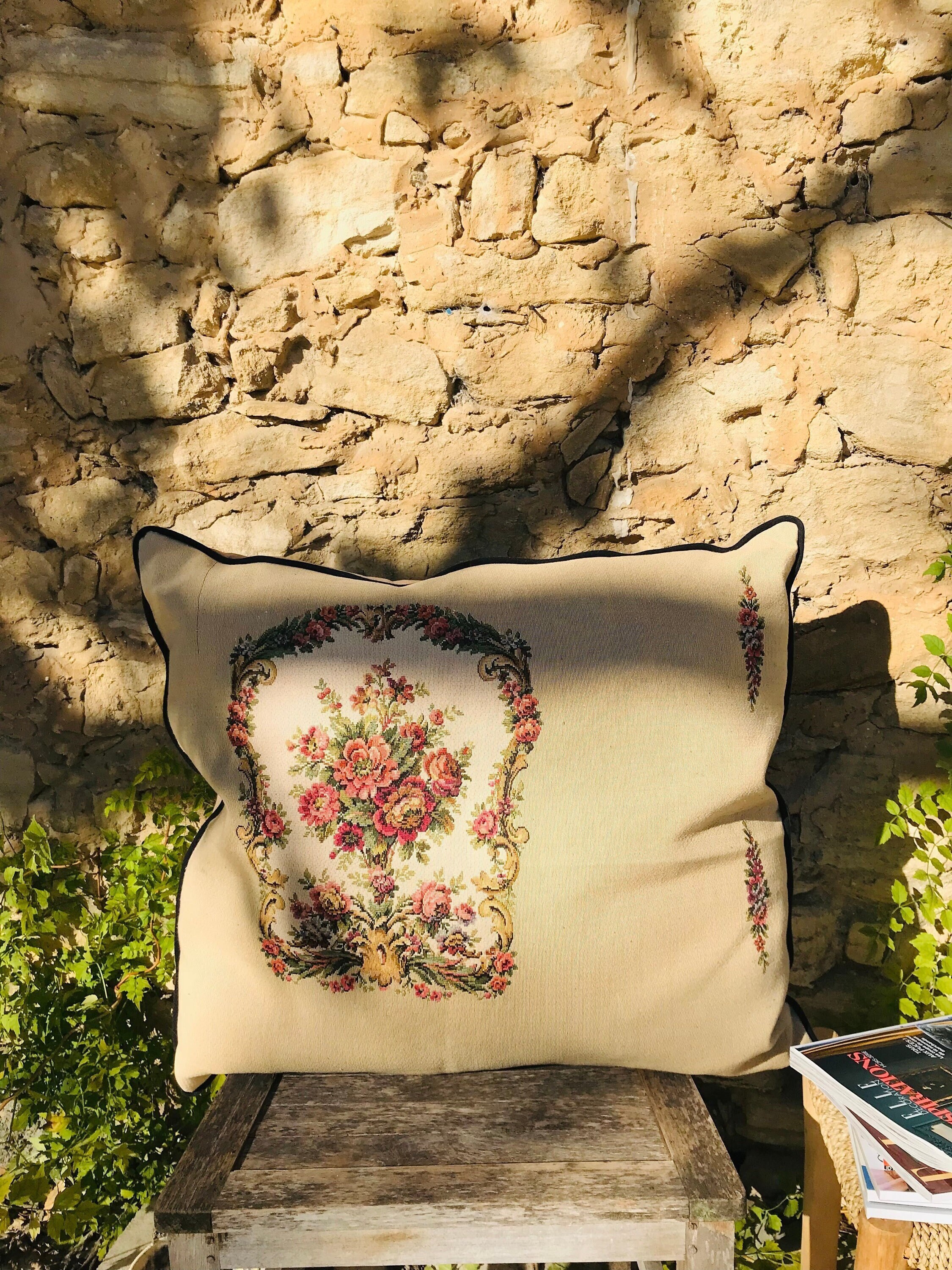 Grand Coussin Tapissier Xxl de 1930