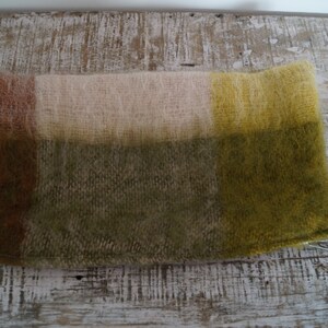 Grande Pochette Mohair vert Sorgue image 8