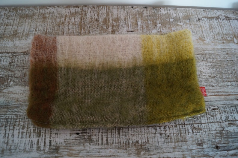 Grande Pochette Mohair vert Sorgue image 8