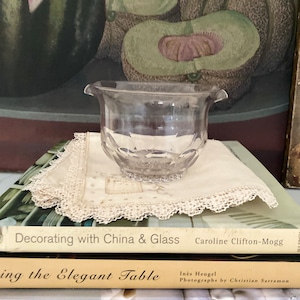 19th Century Georgian Wine Rinser ~ Mouth Blown, Hand-Cut Lead Crystal ~ England ~ Excellent