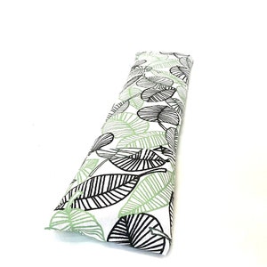 All Natural Flaxseed Compress Pack- Hot + Cold Handmade Pack- Heat + Cold Therapy Bag Neck Wrap- Heat Therapy- Aromatherapy Heating Pad
