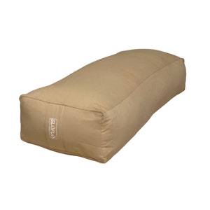 Handmade Yoga Bolster, Washable Cotton Cover, Hatha, Iyengar & Restorative  Yoga Pillow, Made in Canada