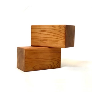 Hanstand Blocks/ Handmade mini Cedar Wood Yoga Block/Personalized Yoga Blocks/ Cedar Block