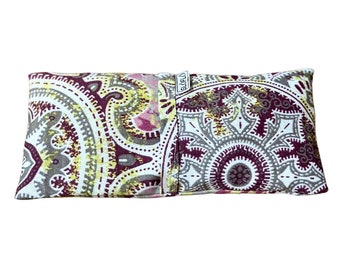 Wipeable Lavender Eye Pillow/ Removable Cover/ Restorative Yoga/ Meditation/Handmade in Canada