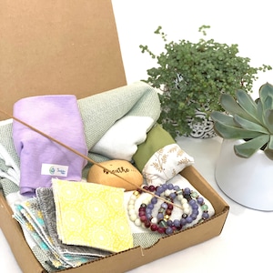 Deluxe Self Love Gift Set/ Spa Day Gift Set, Self-Care Bundle, All Natural Self-Care Bundle/ Eco-friendly Spa Gift