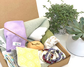 Deluxe Self Love Gift Set/ Spa Day Gift Set, Self-Care Bundle, All Natural Self-Care Bundle/ Eco-friendly Spa Gift