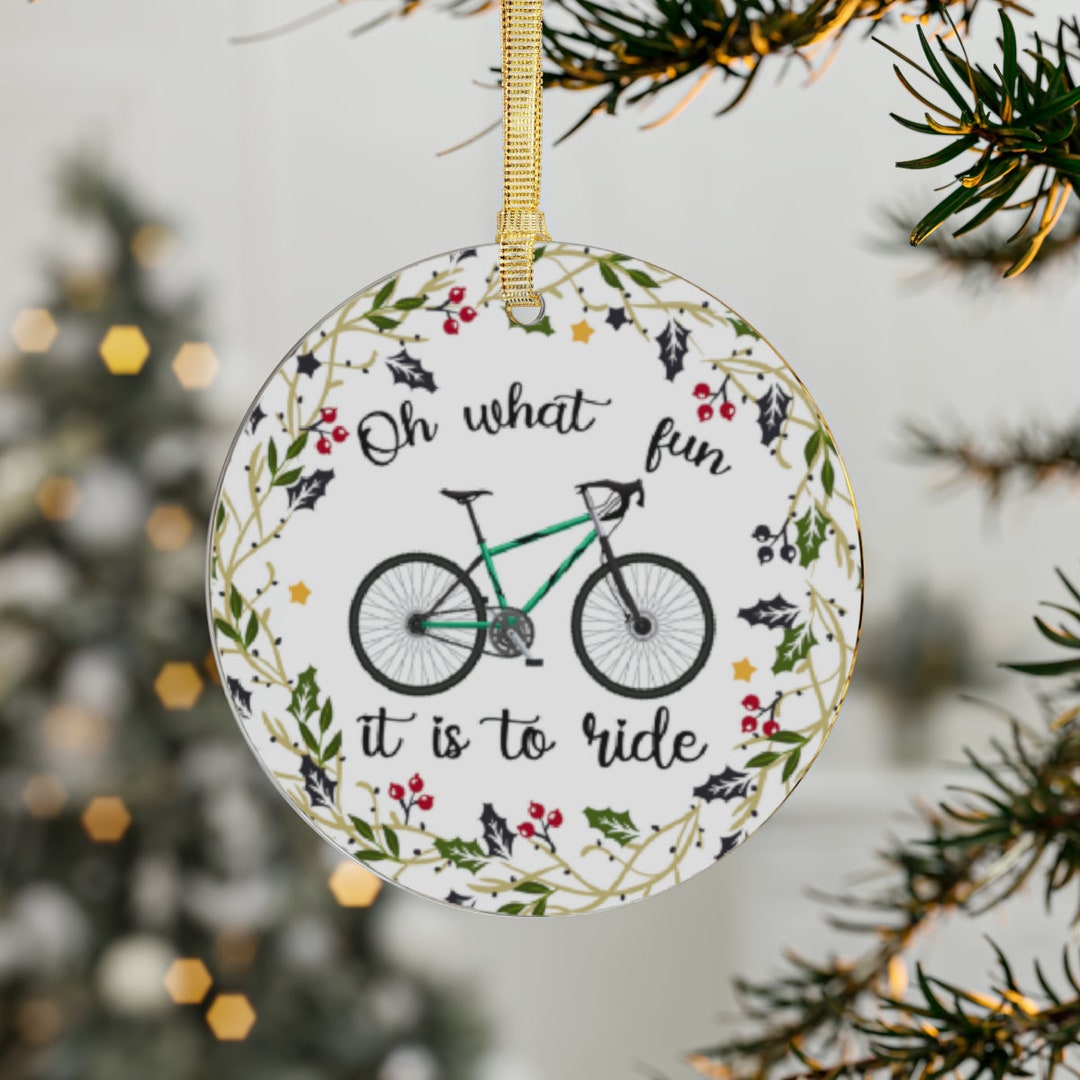 Road Bike Ornament Couple Gift Stocking Tag Bicycle Ornament Gift for
