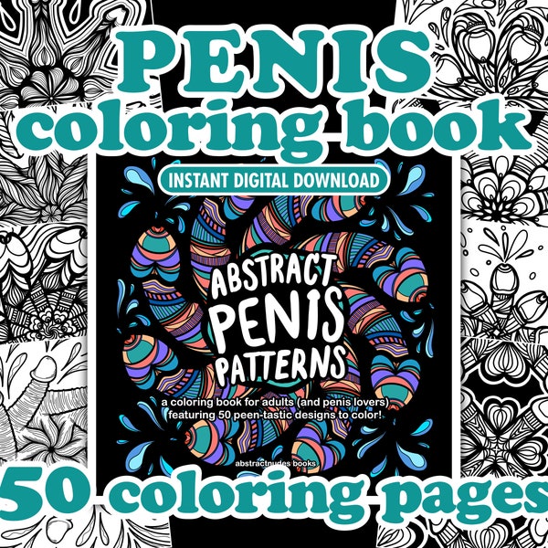 Penis Coloring Book - Etsy