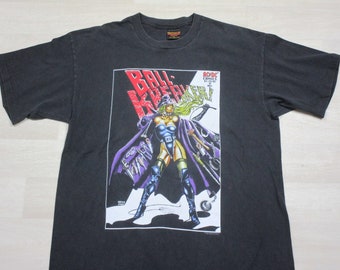 Vintage AC/DC Ballbreaker Comics T-Shirt (XL) 90s Single Stitch Brockum Reggie Jones Graphic Alternative Rock Music