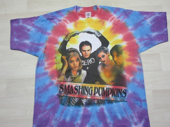 Vintage 1996 The Smashing Pumpkins Tour T-Shirt T… - image 1