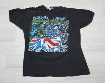 Vintage 1970's The Who Concert T Shirt (S) Parking Lot Keith Moon Tribute Memorial 1979 The Kids Are Alright Sold Out Tour