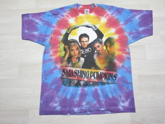 Smashing pumpkins tie dye shirt Clearance