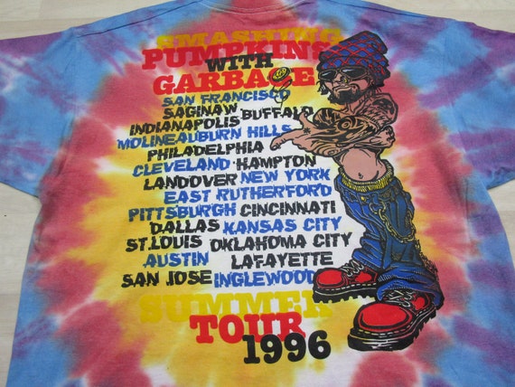 Vintage 1996 The Smashing Pumpkins Tour T-Shirt T… - image 9