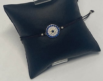 Evil Eye 925 silver charm -bracelet