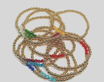 Custom Birthstone Bracelet: Personalized Family Jewelry