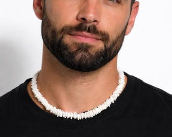 Genuine Handmade Natural Puka Seashell Necklace