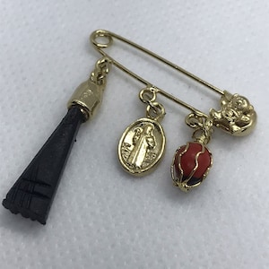 Jet Azabache - Baby Protection Pin