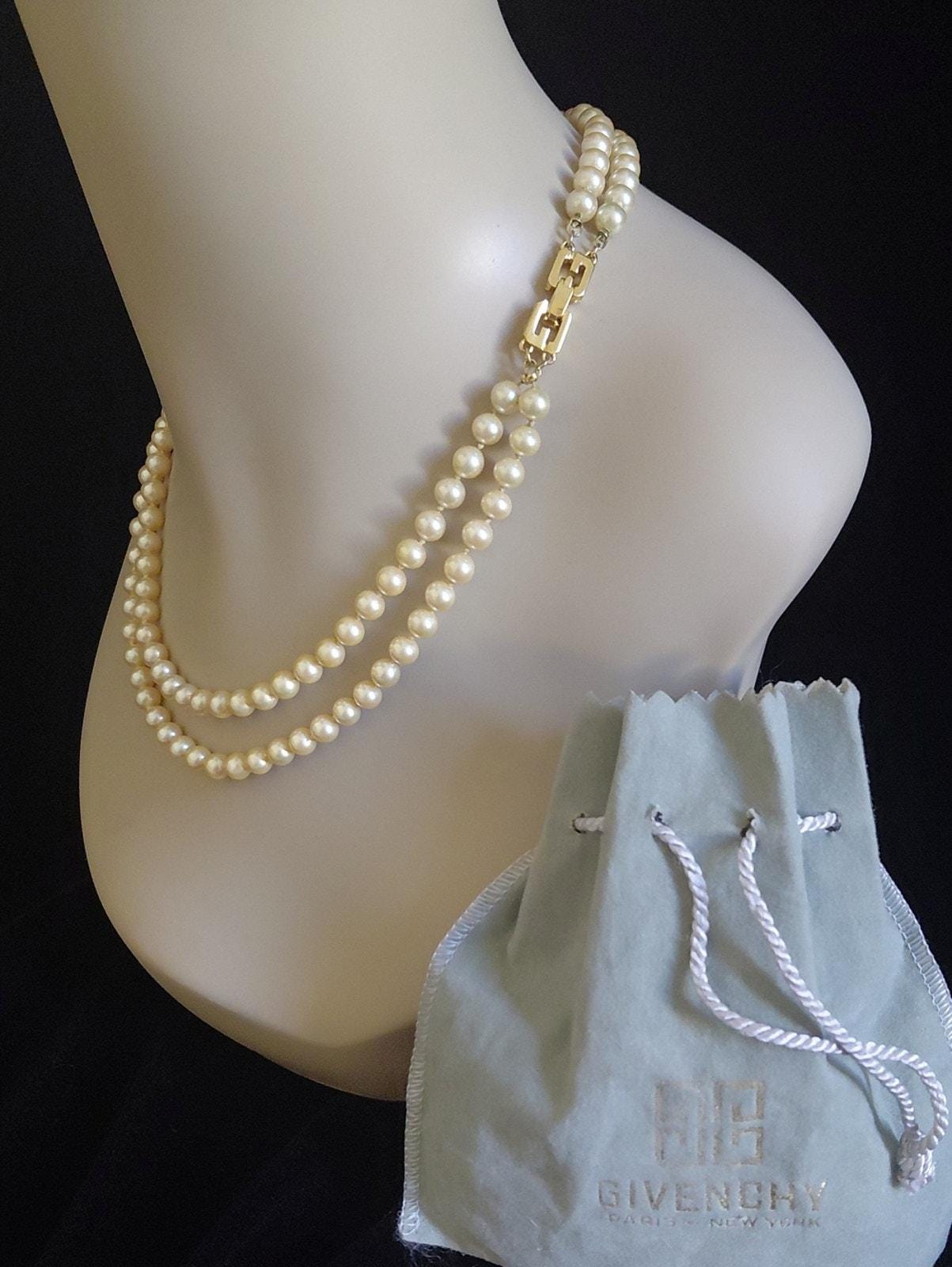 Pearl Givenchy Necklace - Etsy