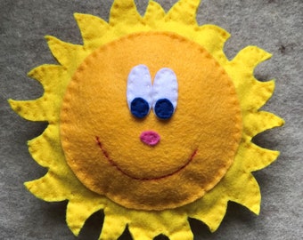 Felt Sun Plushie Pattern