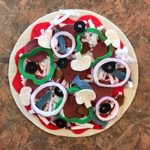 Filz Pizza Build-a-Meal Food Pattern