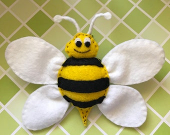 Modello in peluche di feltro Bumble Bee