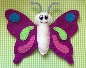Felt Butterfly Plushie Pattern