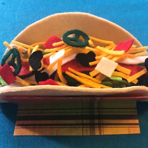 Felt Taco Build-a-Meal Food Pattern