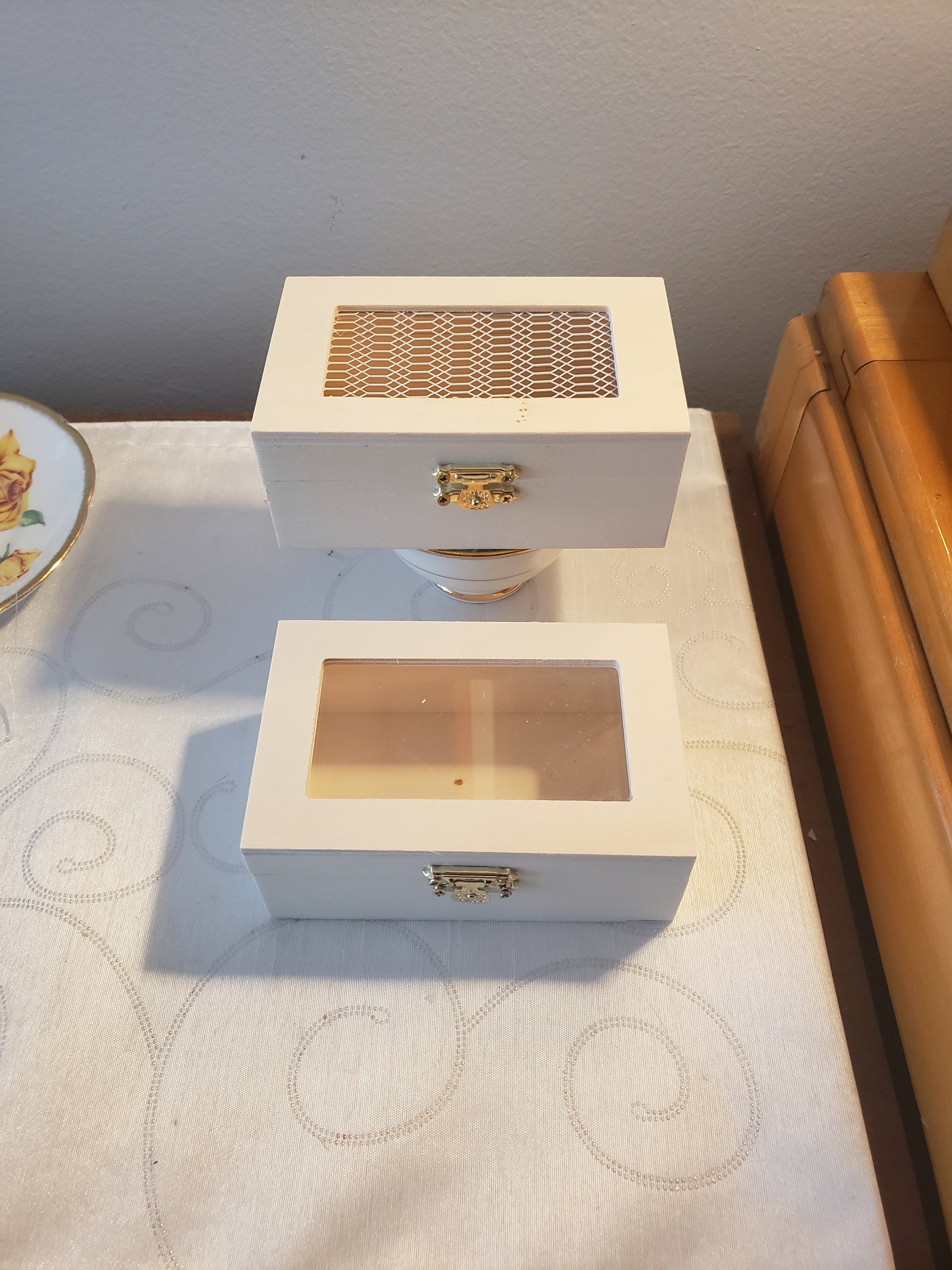 Gemstone display box crystal display box chakra box Etsy