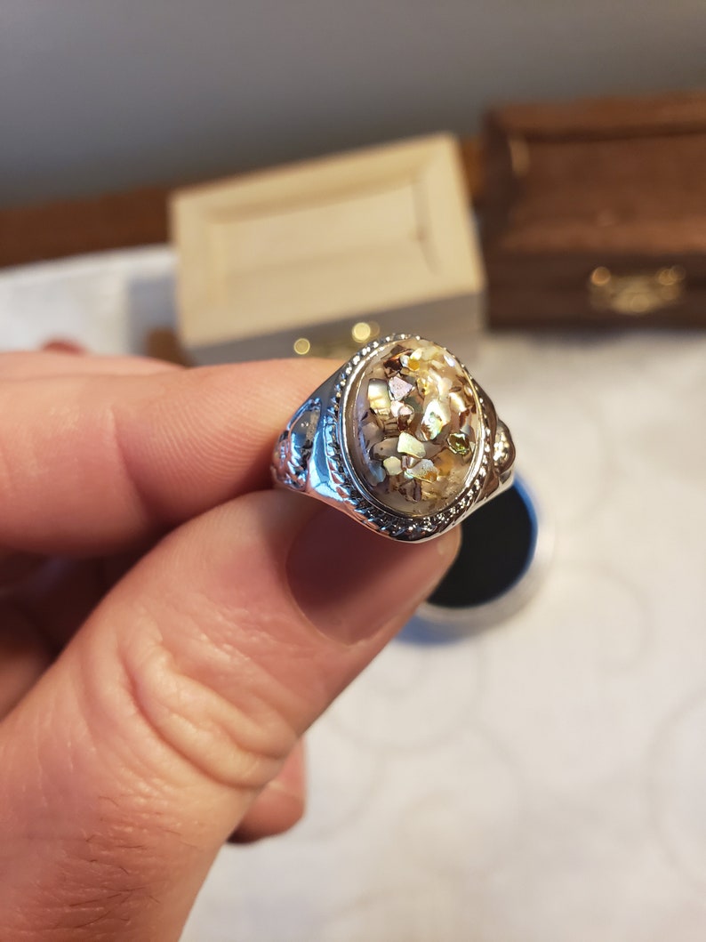 Womens 925 silver ring size 8