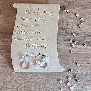 Porta fedi in legno personalizzato