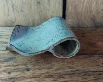 Hand Built Ceramic Self Draing Soap Dish