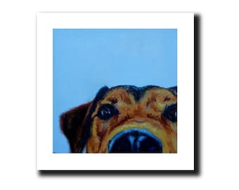 Walkies - Limited Edition Giclée Print of a Jack Russell Terrier dog