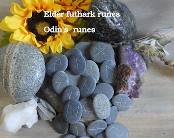 Hand crafted, EXTRA large, elder futhark runes, Odin/Norse/Germanic runes, hand crafted and etched, blessed, charged for healing, for buyer.