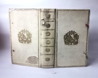Phaedri, Aug. Liberti Fabularum Aesopiarum  (1778) Dutch Navy Presentation Vellum Bound Decorative 18th Cent. Book