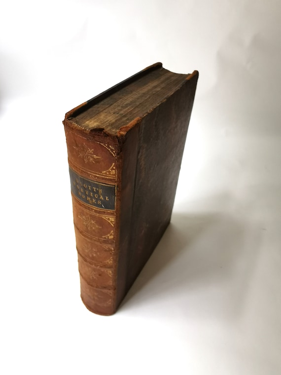 Scott's Poetical Works 1868 Sir Walter Scott, Decorative Marbled Leatherbound Antique Poetry Book - Etsy Scott's Poetical Works 1868 Sir Walter Scott, Decorative Marbled Leatherbound Antique Poetry Book - Etsy