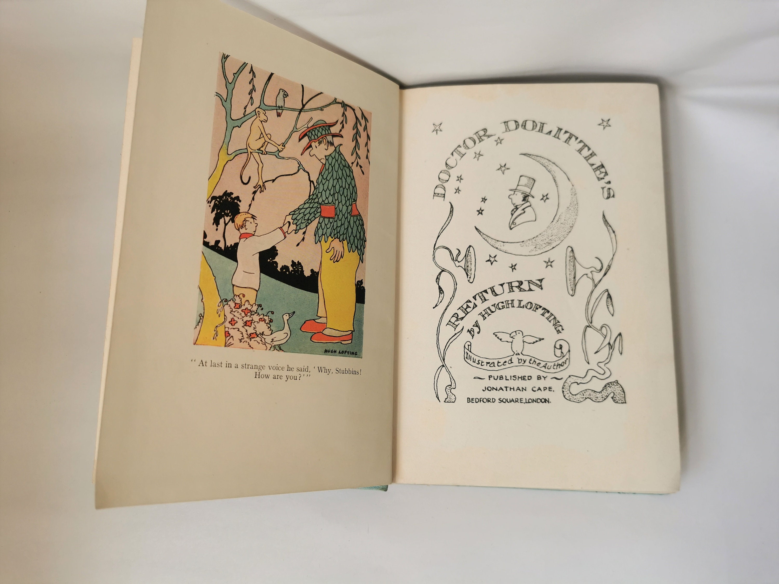 Dr. Dolittle's Return 1951 Hugh Lofting Illustrated - Etsy UK