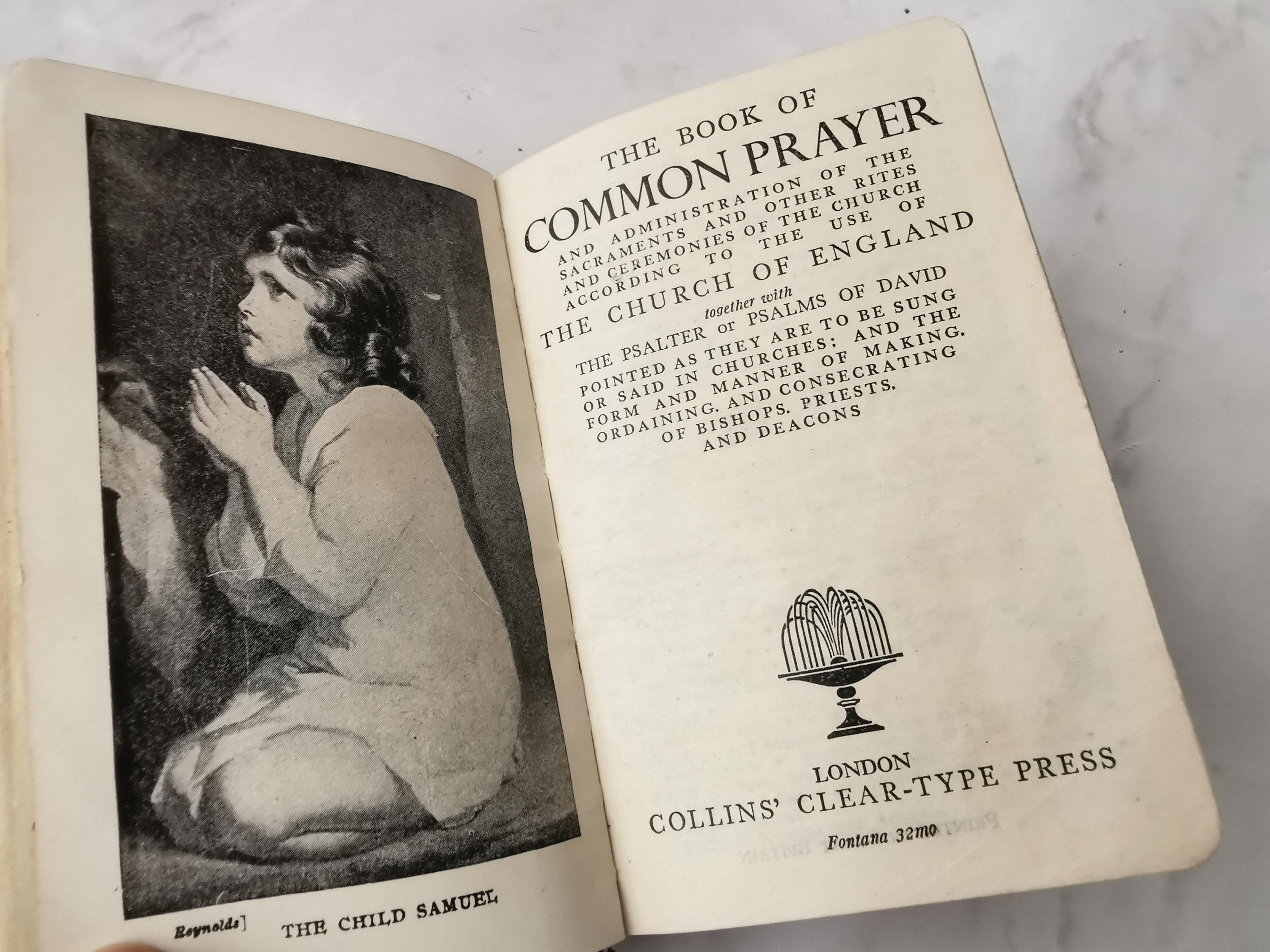 1930年代のアンティークイラスト入り祈祷書、英国国教会 - Etsy 日本