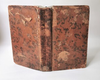 1771 Recherches Philosophiques sur les Américains, Rare 18th Century French Antique Leather Book