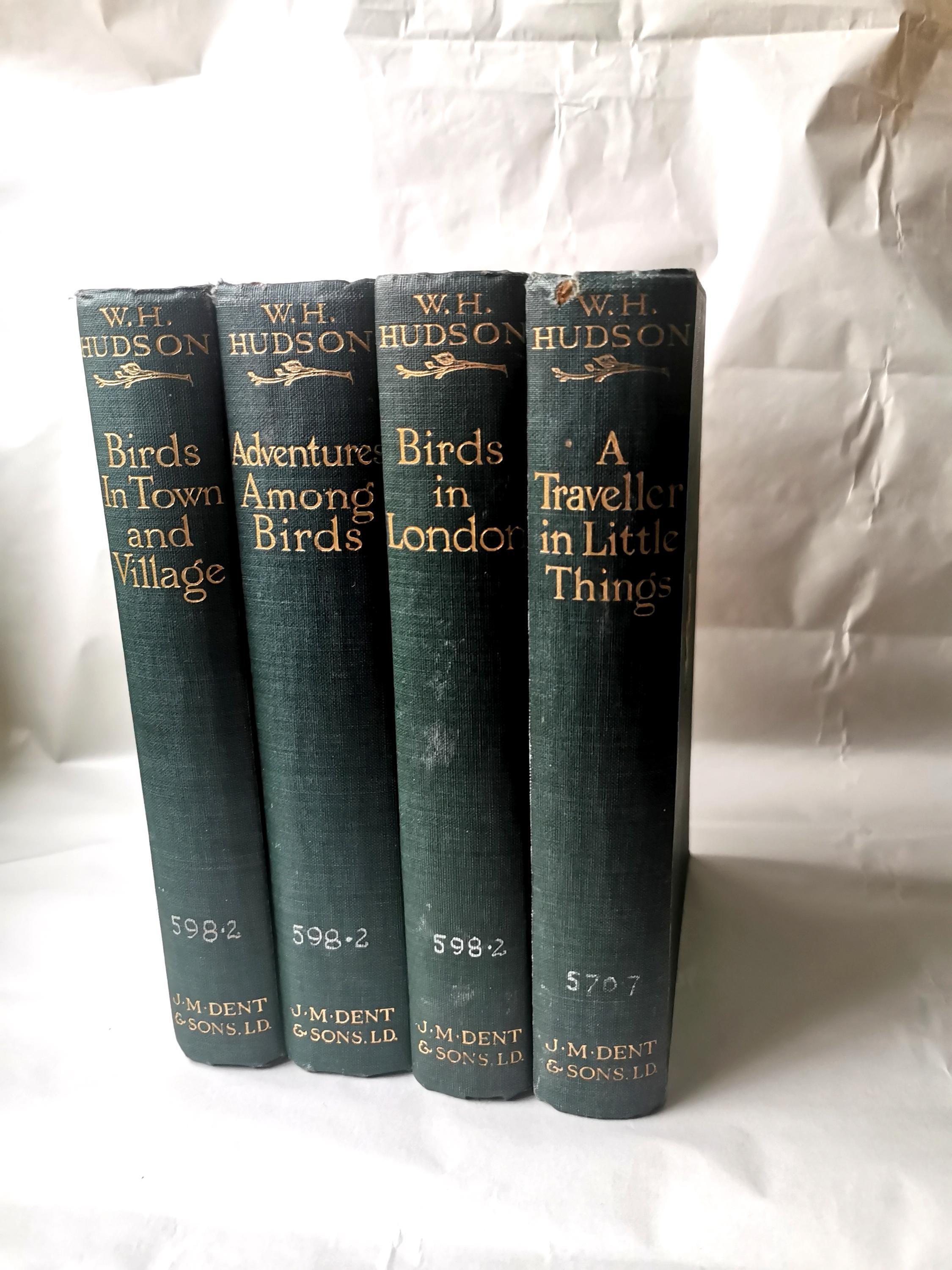 W. H. Hudson Book Collection, Rare Limited First Edition