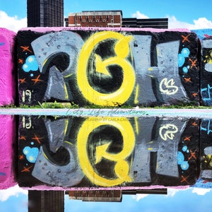 PGH Graffiti Reflection Photo | Pittsburgh Print