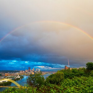 Rainbow Over Pittsburgh Photo | Pittsburgh Print
