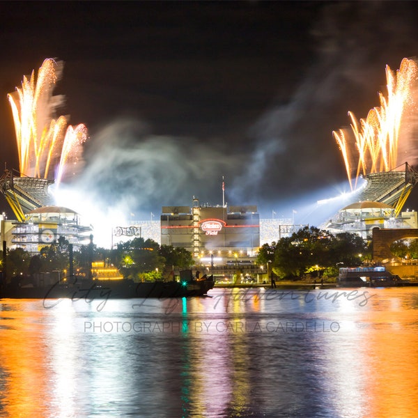 Fireworks at Heinz Field Football Stadium Photo | Pittsburgh Print
