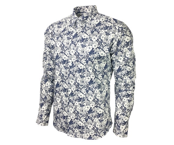 mens floral shirts long sleeve