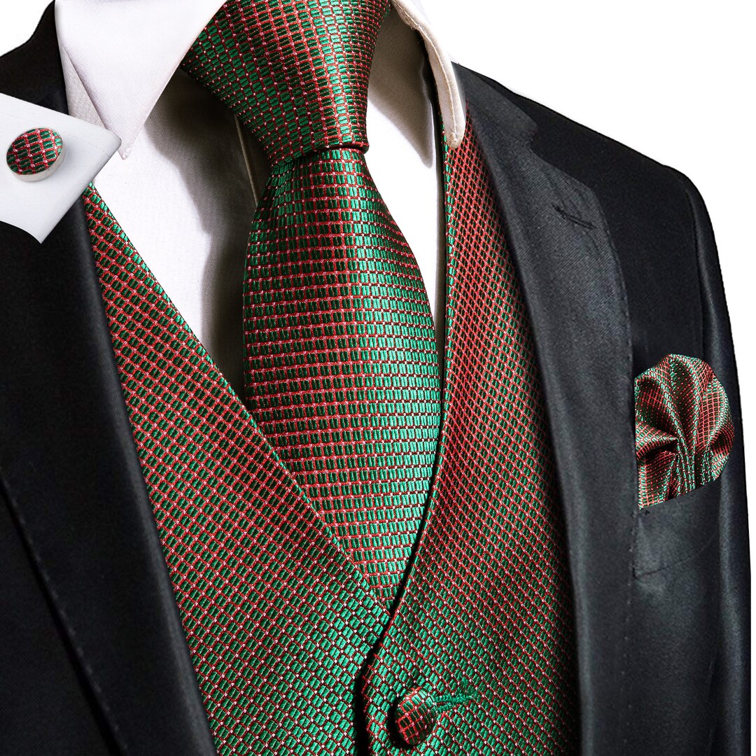 Hitie Msg Me the Color and Size Mens Vest and Tie SET Blue Etsy