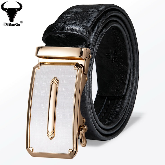 10 Kinds Mens Belt Genuine Leather Black Waistband for Jeans